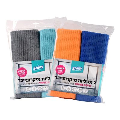 מטליות מיקרופייבר ג'מבו לרצפה 60/90 ס''מ