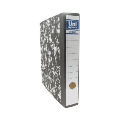 קלסר UNI מנומר גב 8 פיחה עיברית