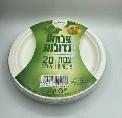 צלחות מקנה סוכר מתכלות